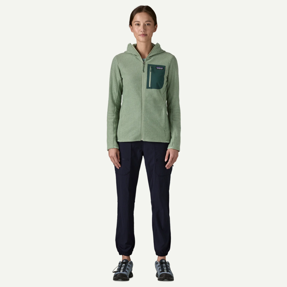Patagonia W's R1 Air Full-Zip Hoody, Ellwood Green
