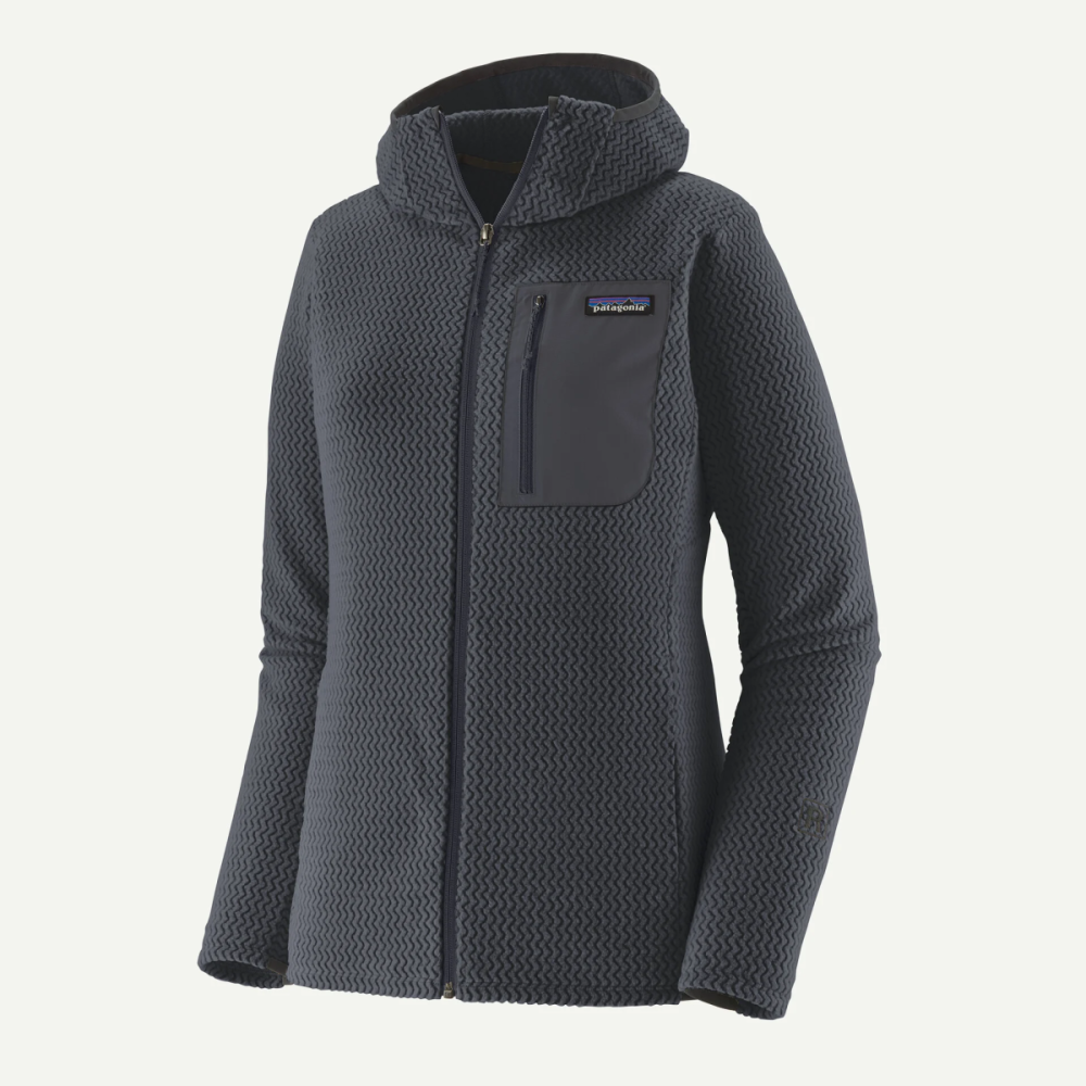 Patagonia W's R1 Air Full-Zip Hoody, Smolder Blue, L