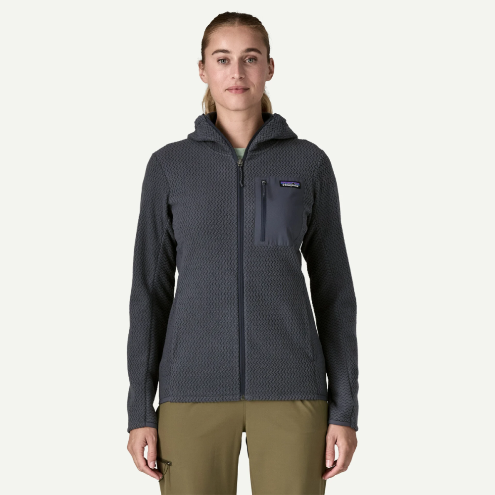 Patagonia W's R1 Air Full-Zip Hoody, Smolder Blue, L