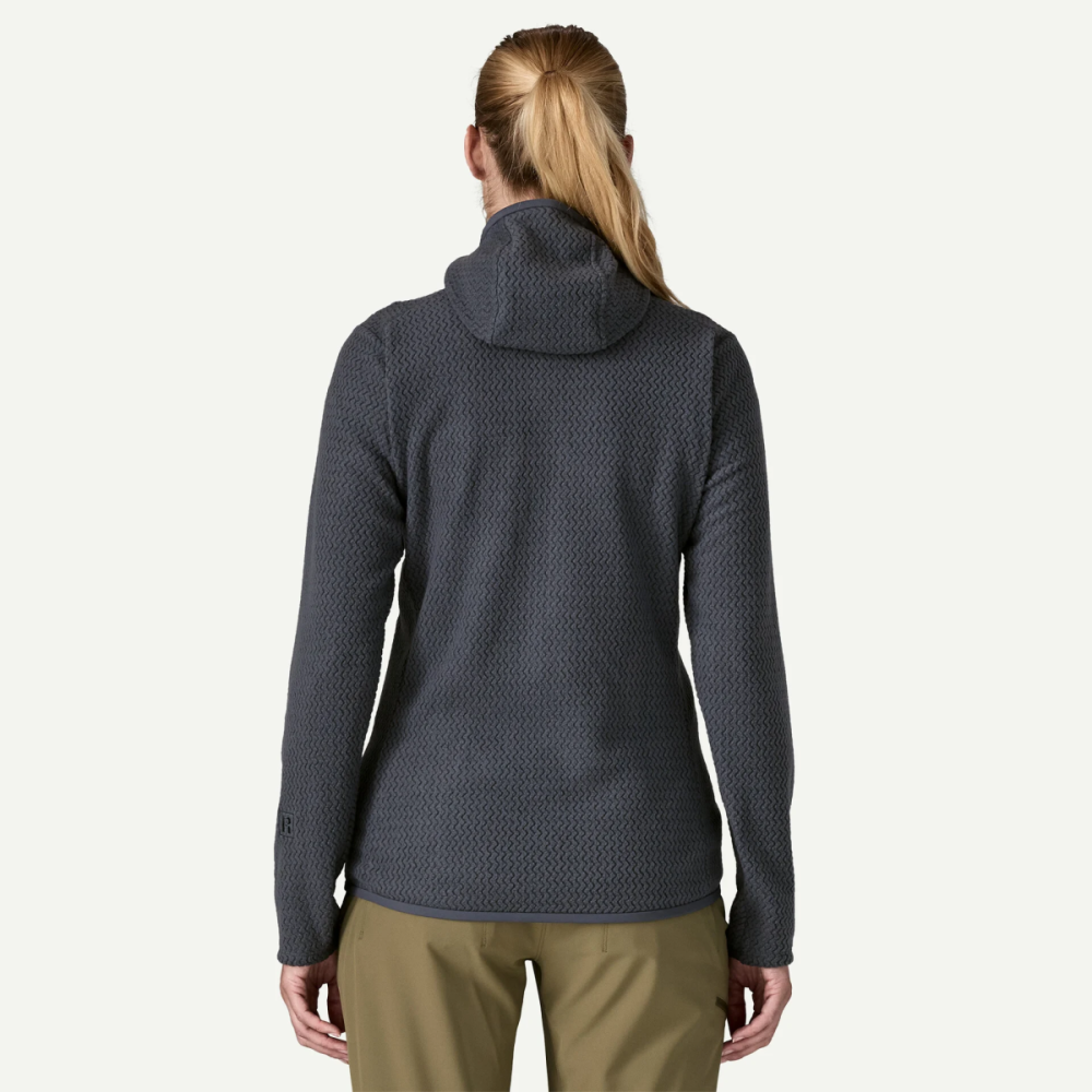 Patagonia W's R1 Air Full-Zip Hoody, Smolder Blue, L
