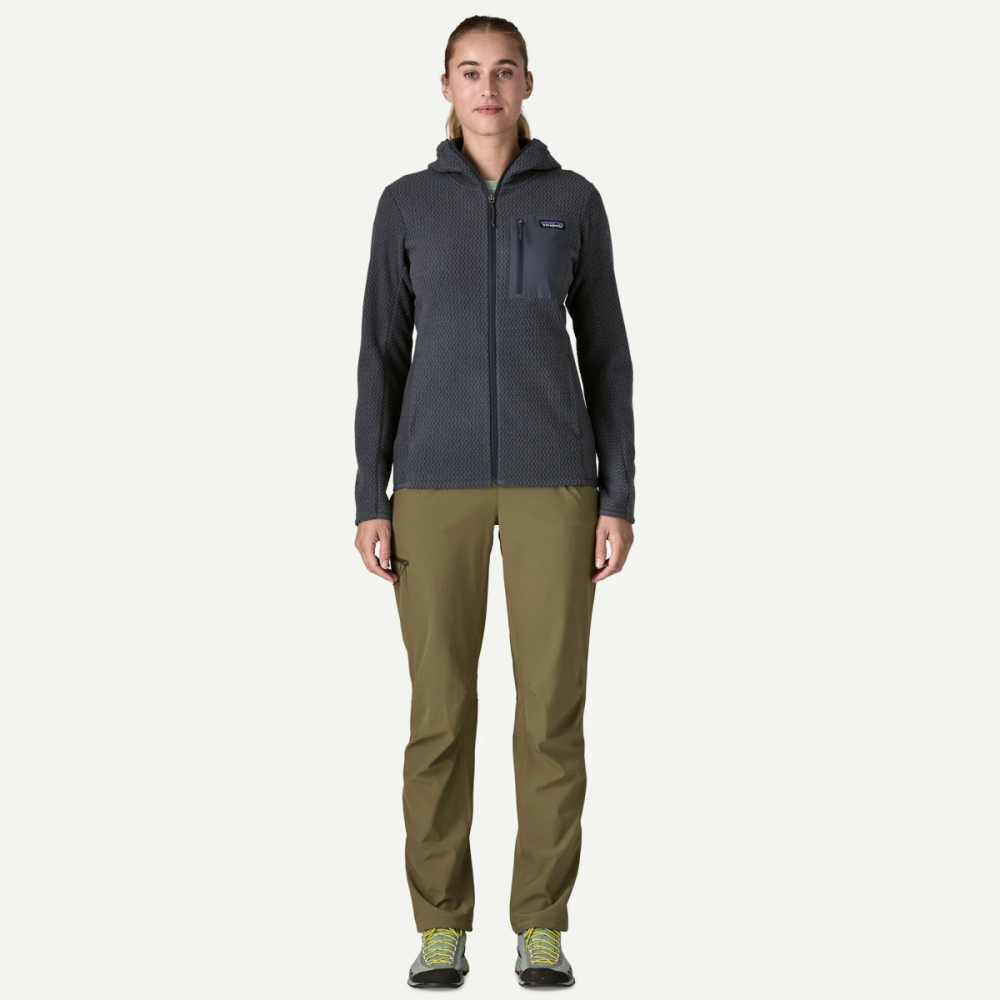 Patagonia W's R1 Air Full-Zip Hoody, Smolder Blue, L