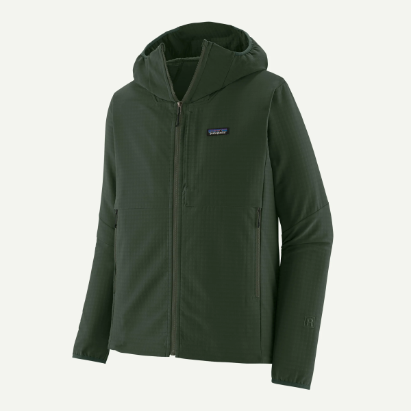 Patagonia M's R1 TechFace Hoody, Old Growth Green