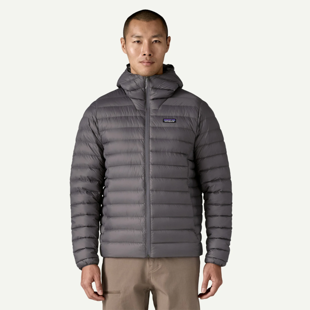 Patagonia M's Down Sweater Hoody, Forge Grey w/Forge Grey, XL