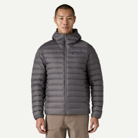 Patagonia M's Down Sweater Hoody, Forge Grey w/Forge Grey, XL