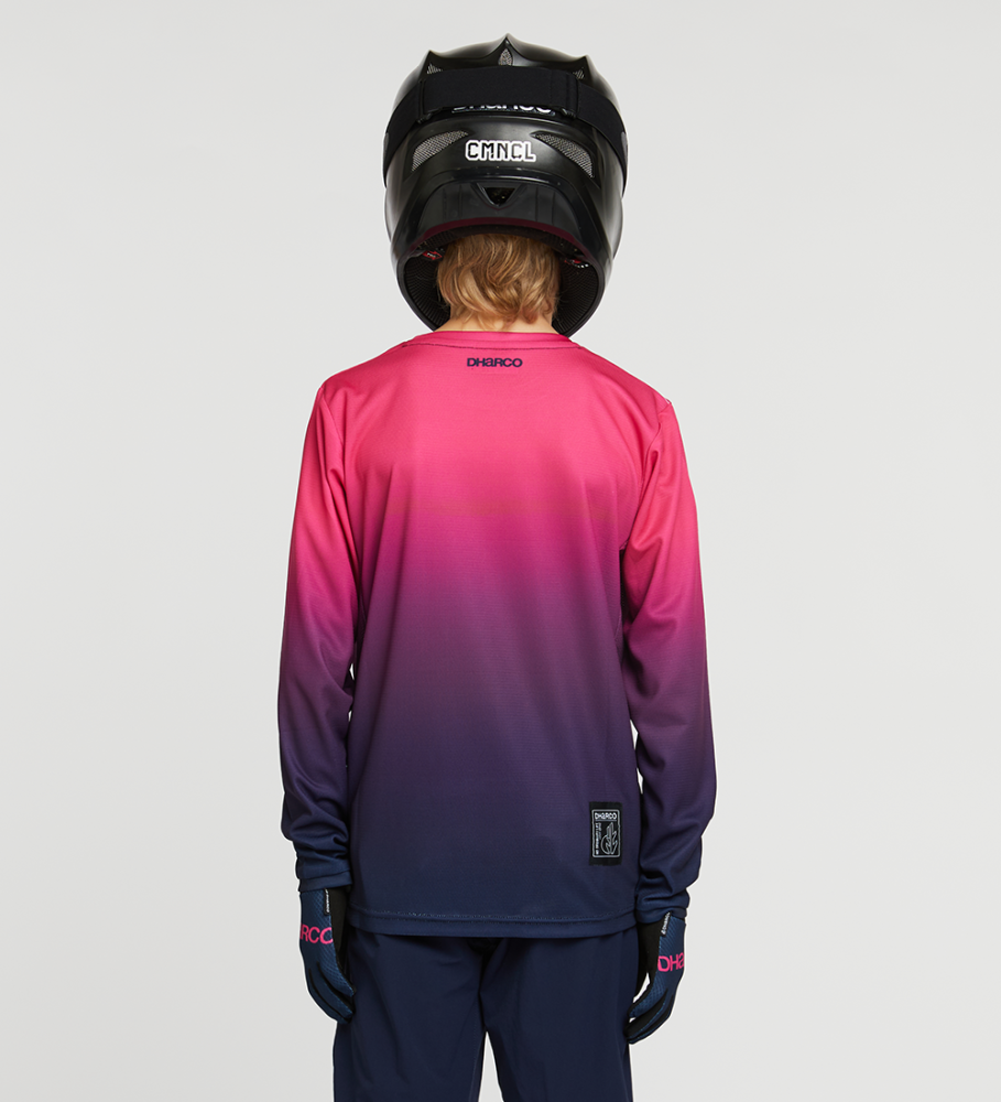 Dharco Youth Gravity Jersey | Fort Bill Pink / Blau,  Y10/L