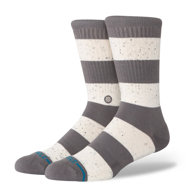 Stance Nep Stripe Crew, grey, Grösse