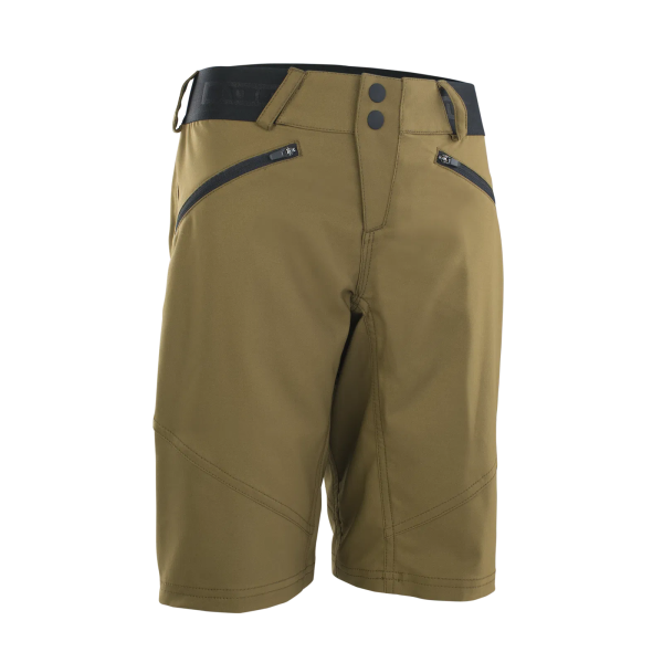 ION Bike Shorts Scrub Amp youth dark mud,   Gr. YM/140
