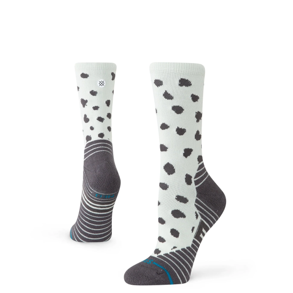 STANCE Leopard Mid Crew, light blue