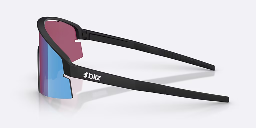 Bliz P006, Matte black, Violett Nano Optics/Blau Multicolor