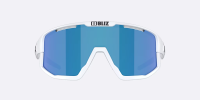 Bliz Fusion, Matte white, Braun Blau