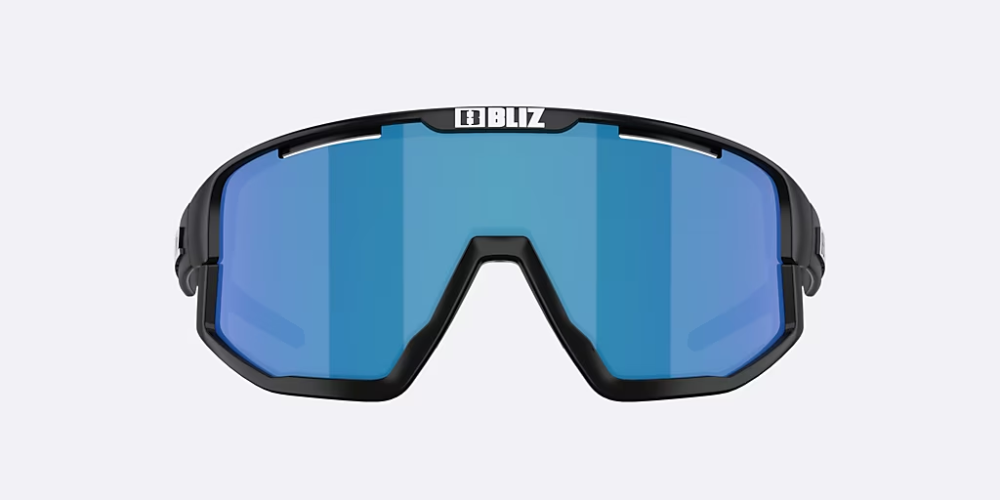 Bliz Fusion, matt black, Rauchgrau Blau