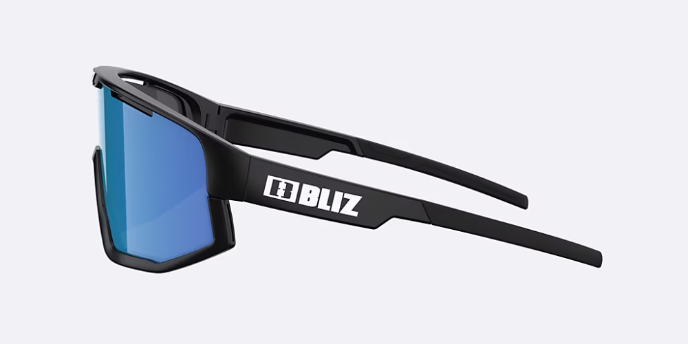 Bliz Fusion, matt black, Rauchgrau Blau