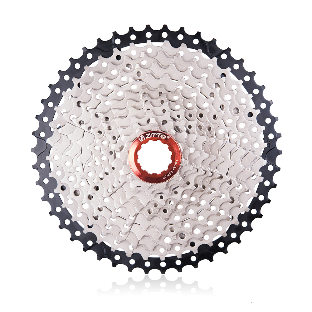 ztto Kassette 11-fach 11-46 Zähne silber - schwarz Shimano/SRAM-kompatibel 621g netto