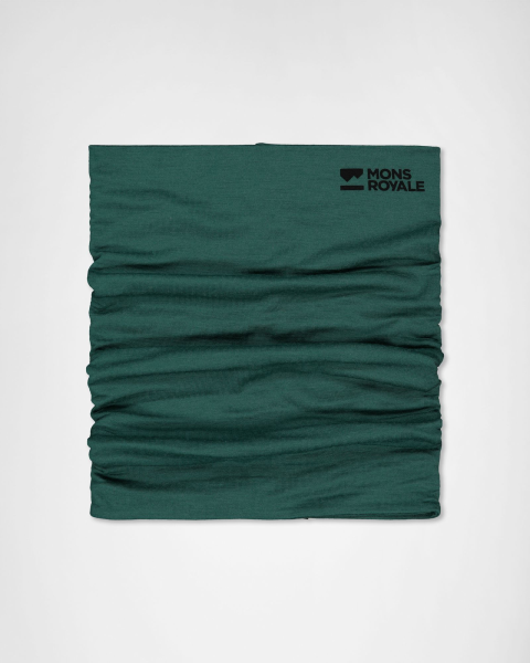 Mons Royale Double Up Merino Neckwarmer, Jasper, Grösse OS