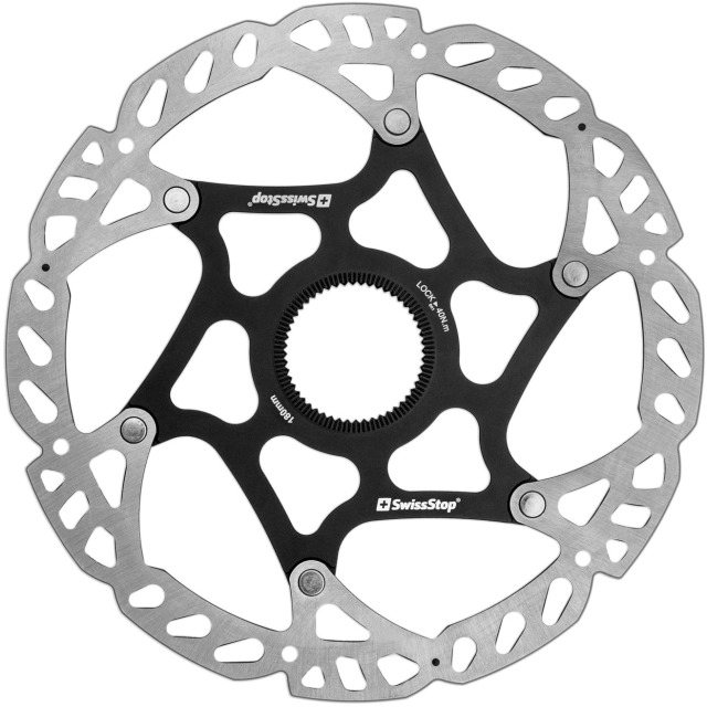 SwissStop Catalyst Pro DISC Scheibe 203mm, Centerlock, 1.95mm, ohne Lockring mit Loch für Magnet