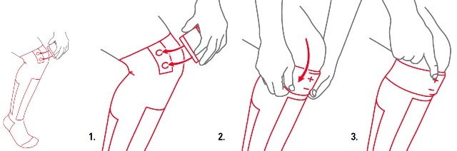 Lenz Heat Sock 4.1, Paar, schwarz, 42-44