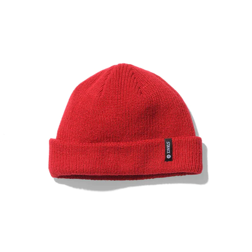 Stance Icon 2 Beanie Shallow, red
