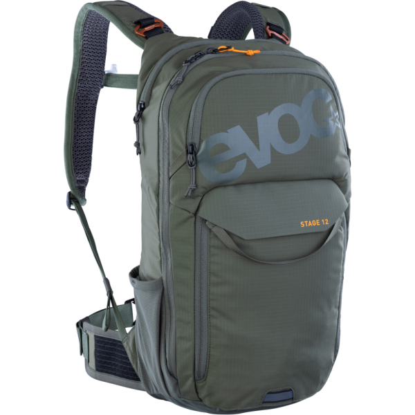 Evoc Stage 12L Backpack, dark olive