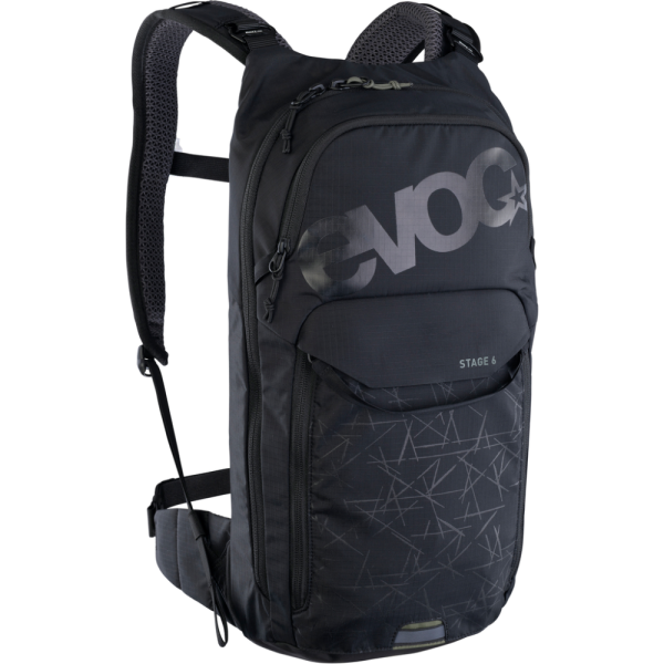 Evoc Stage 6L Backpack + 2L Bladder, black