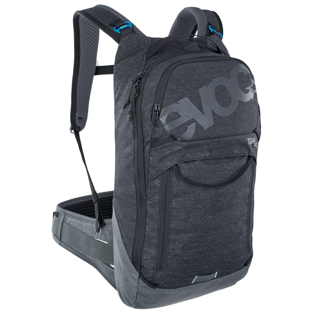 Evoc Trail Pro 10L Backpack, black/carbon grey, L/XL