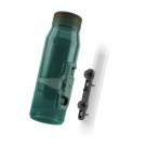 Fidlock TWIST Trinkflasche 700 ml Life mit Magnet-Befestigung, inkl. TWIST Bike Base. Clear Dark Green.