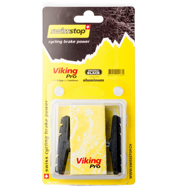 SwissStop VikingPro V-Type Alu, 1 Paar, Original Black
