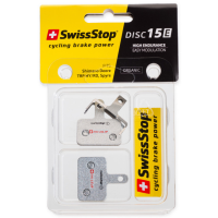 SwissStop Bremsbelag Disc 15 E Shimano/TRP/Tektro, 1 Paar, Deore BR-M575/525/515, LX BR-T675/505, TRP, Tektro