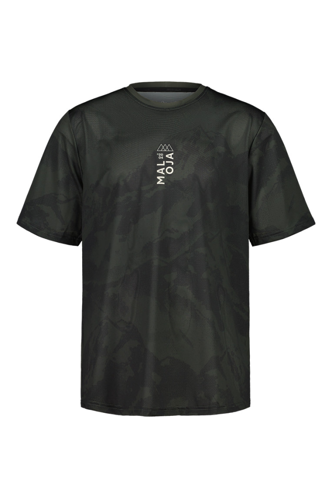 Maloja StewardM. deep forest mtn camo Dirt Shirt, Grösse S