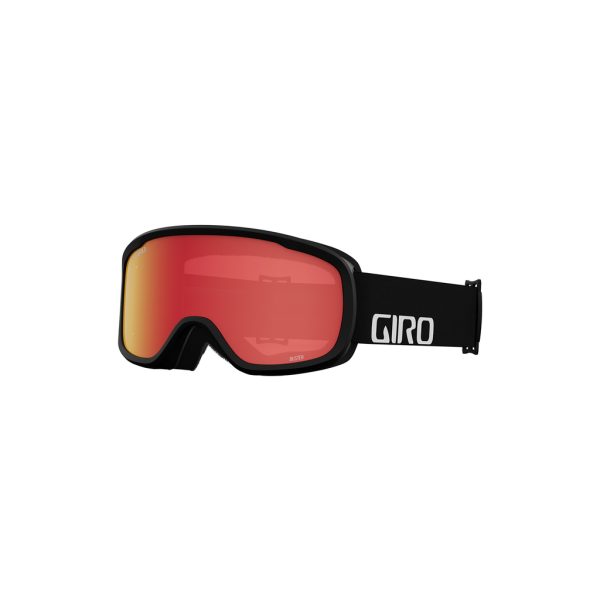 Giro Buster Flash Goggle, black wordmark;amber scarlet S2