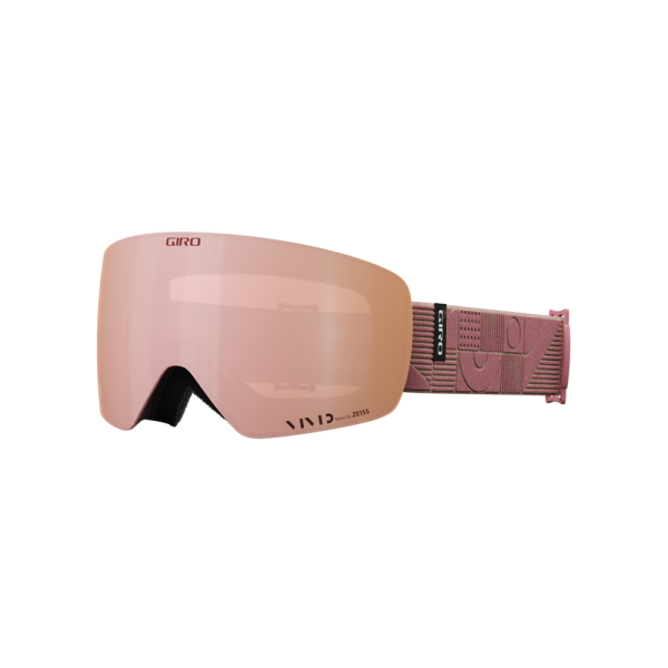 Giro Contour RS W Vivid Goggle, rosé linocut;vivid rose gold S2;+S1