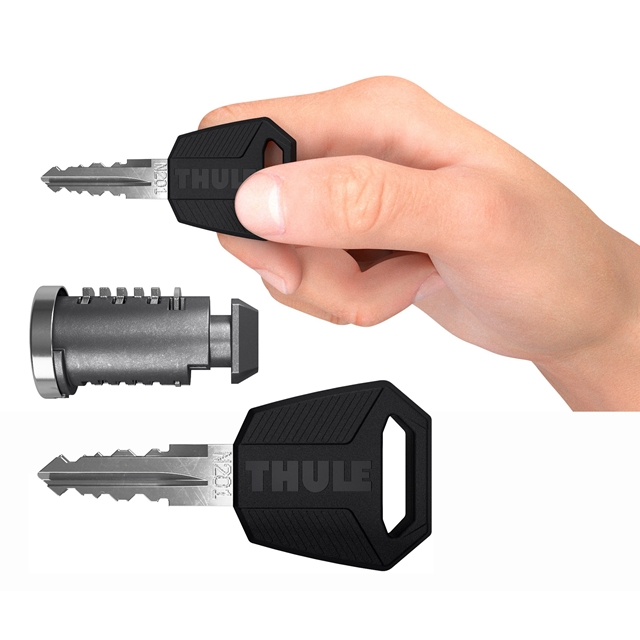 Thule One-Key 4er Set (4 Zylinder, 2 Schlüssel, 1 Master)