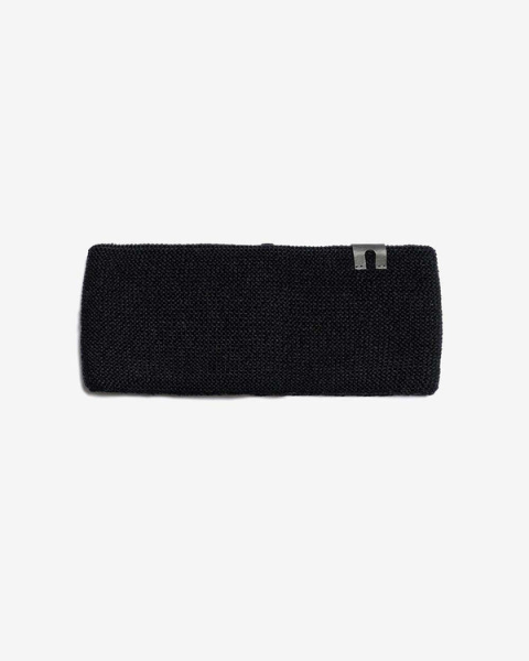 hä? Headband Merino Thin, Black