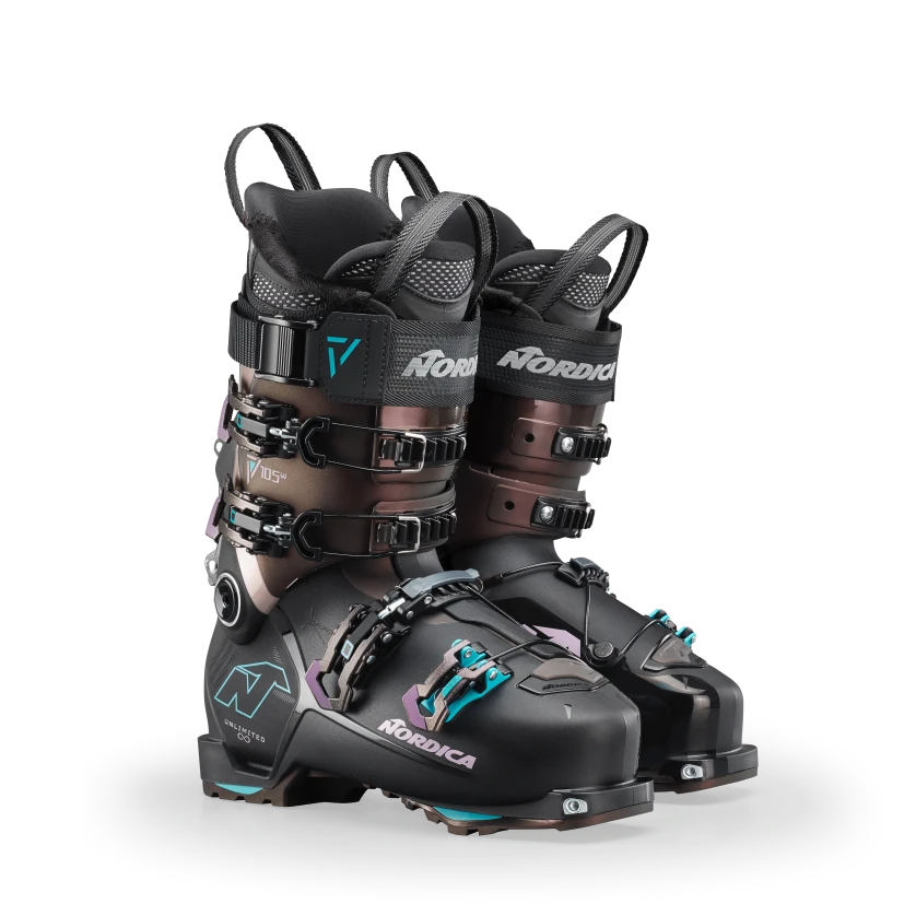 Nordica Unlimited, 105 W DYN Black-irid Purple-lt Blu