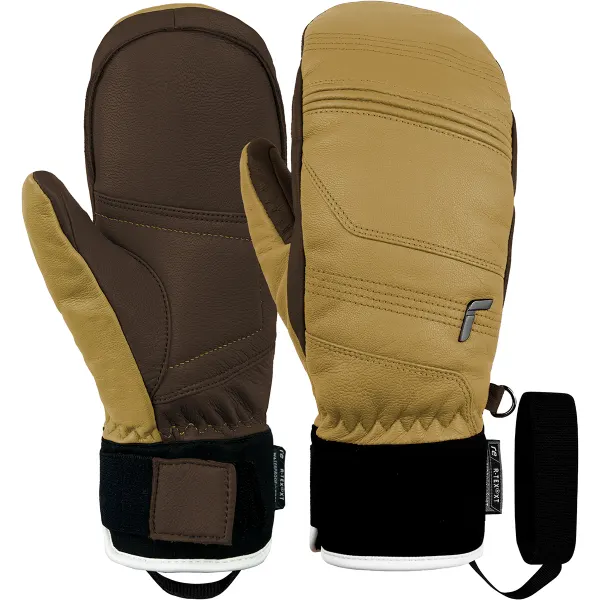 Reusch Highland R-TEX XT Mitten camel/dark brown