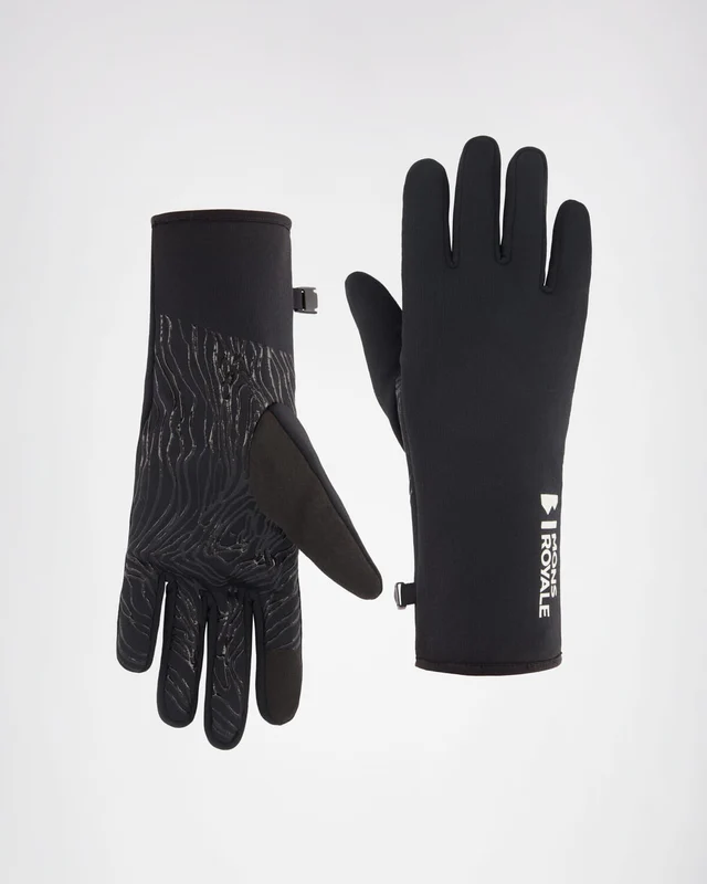 Mons Royale Amp Wool Fleece Glove, Black, Grösse L