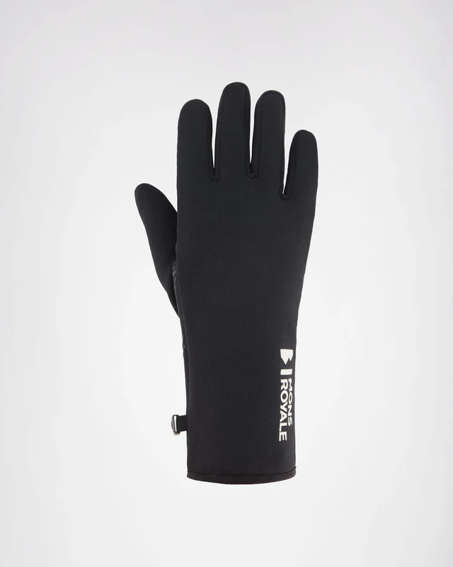 Mons Royale Amp Wool Fleece Glove, Black, Grösse L