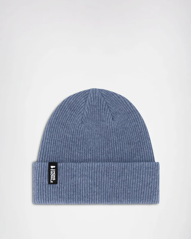 Mons Royale Chunky Logger Beanie, Dark Denim, Grösse OS