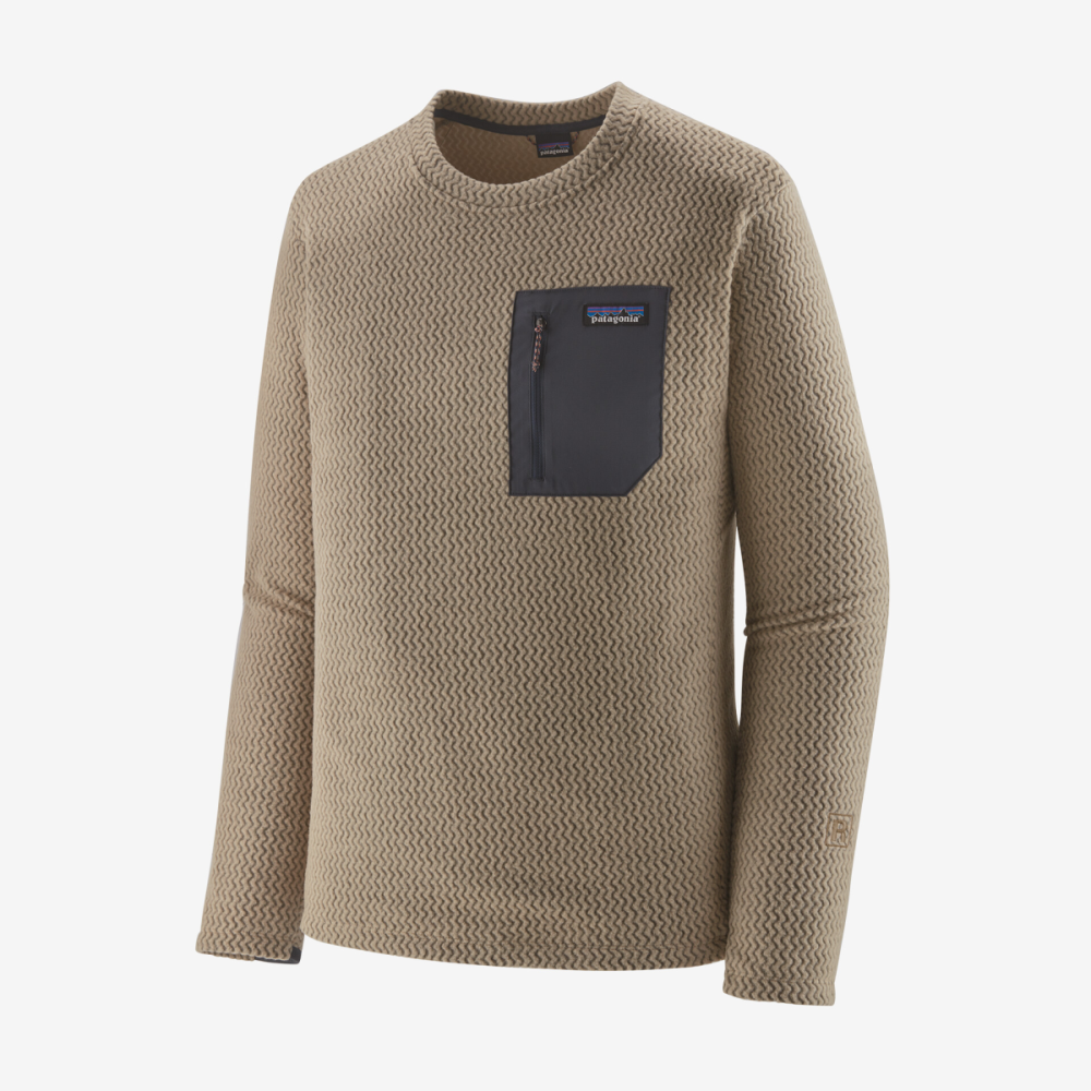 Patagonia M's R1 Air Crew, Oar Tan, L