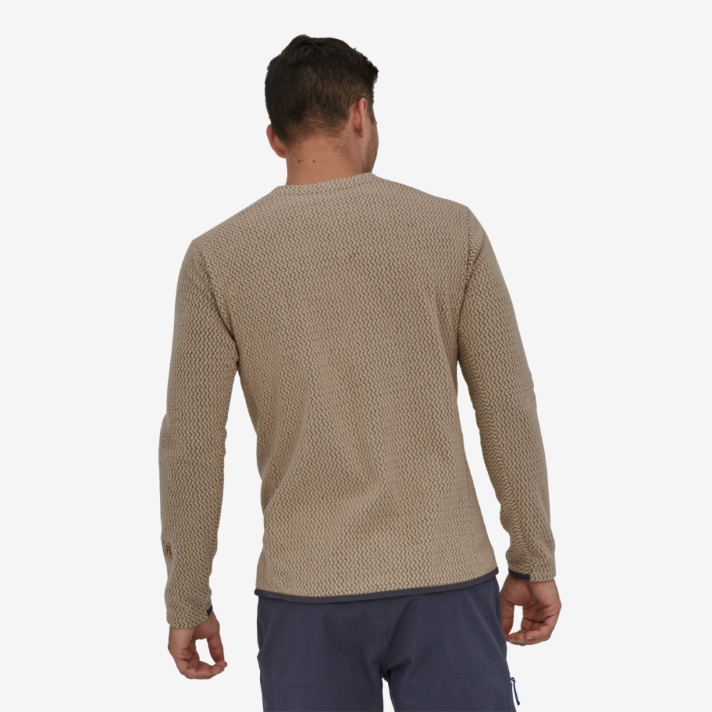 Patagonia M's R1 Air Crew, Oar Tan, L