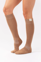 EIVY Rib Wool Socks 24, Faded Coffee, 39-41