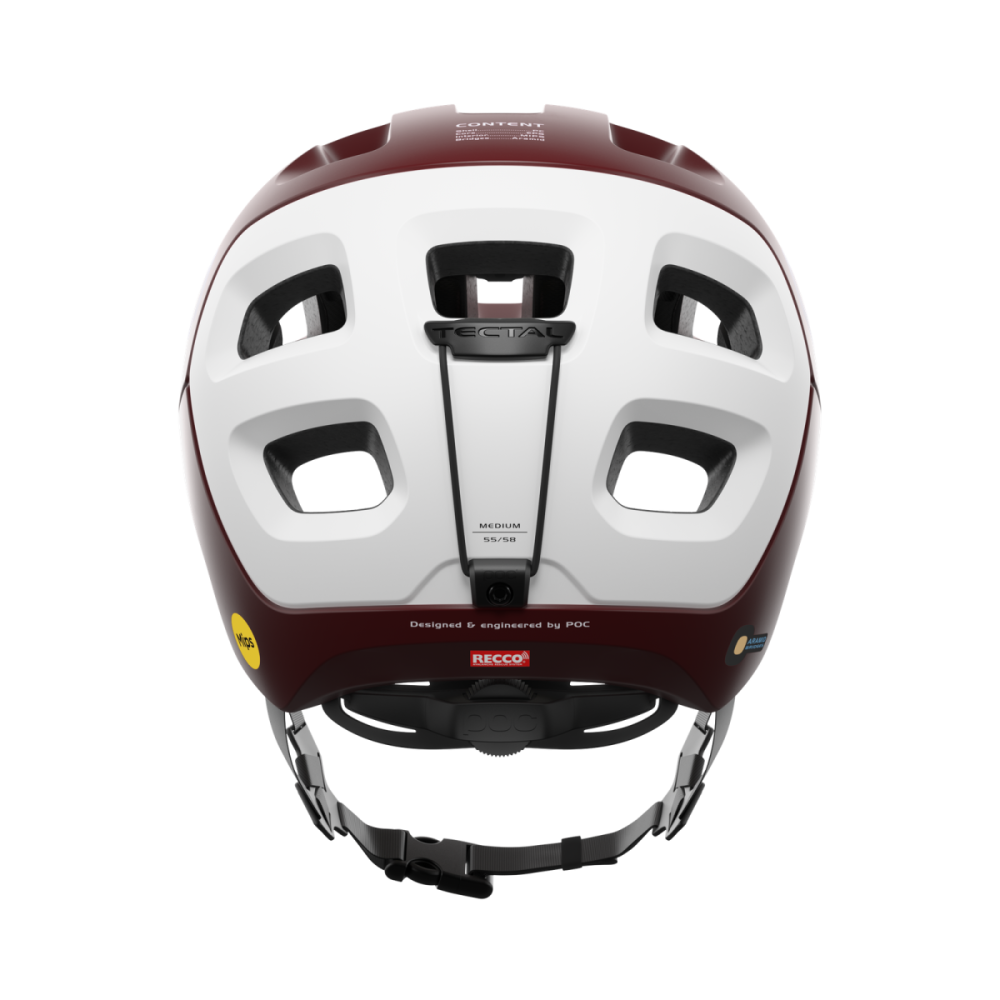 POC Tectal Race MIPS,  Garnet Red/Hydrogen White Matt