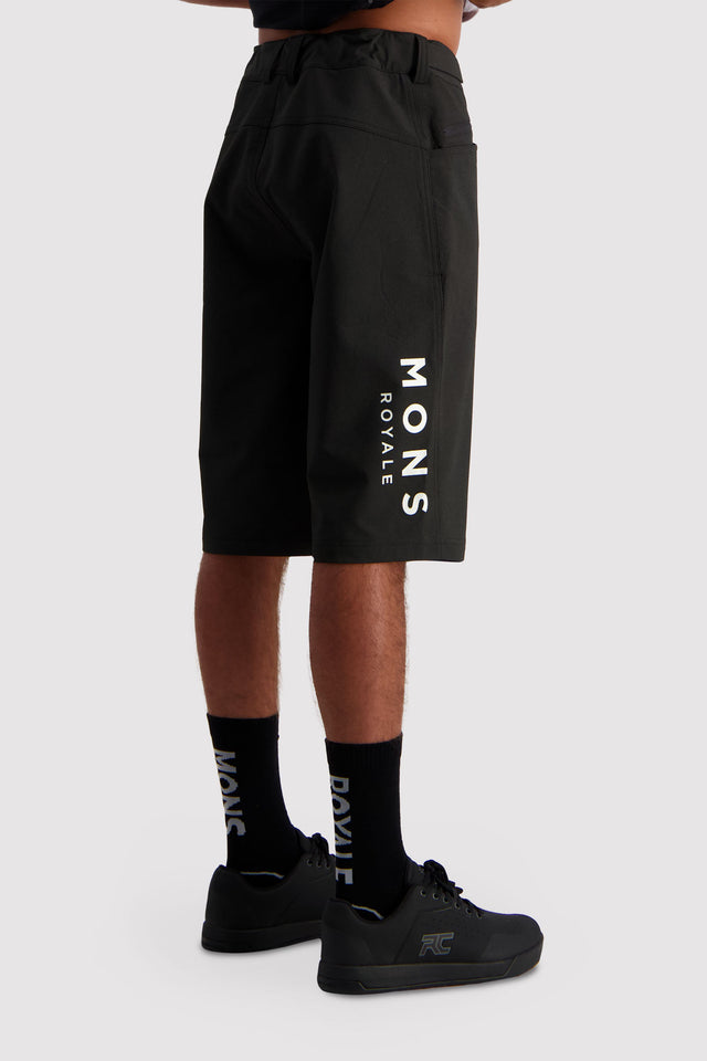 Mons Royale Momentum 2.0 Bike Shorts, Black