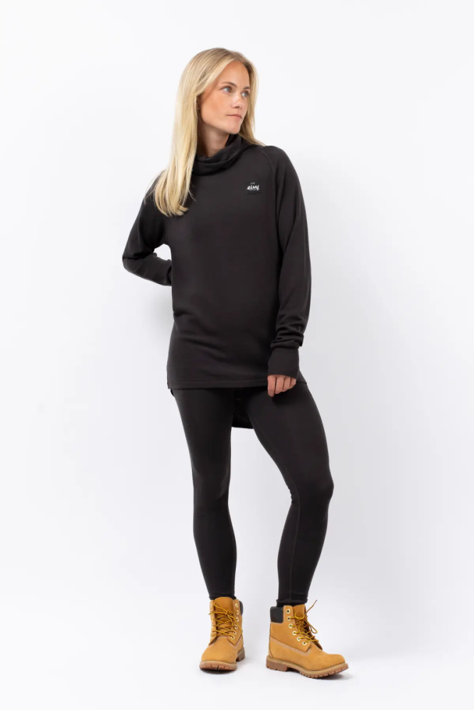 EIVY Icecold Wool G Rib Top 24, Black, L