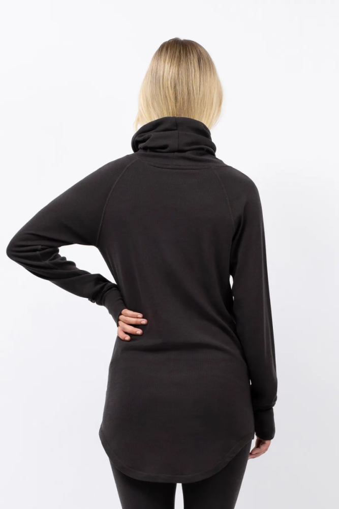 EIVY Icecold Wool G Rib Top 24, Black, L
