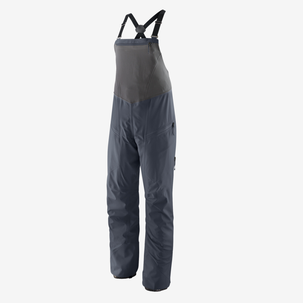 Patagonia W's Snowdrifter Bibs, Smolder Blue, S