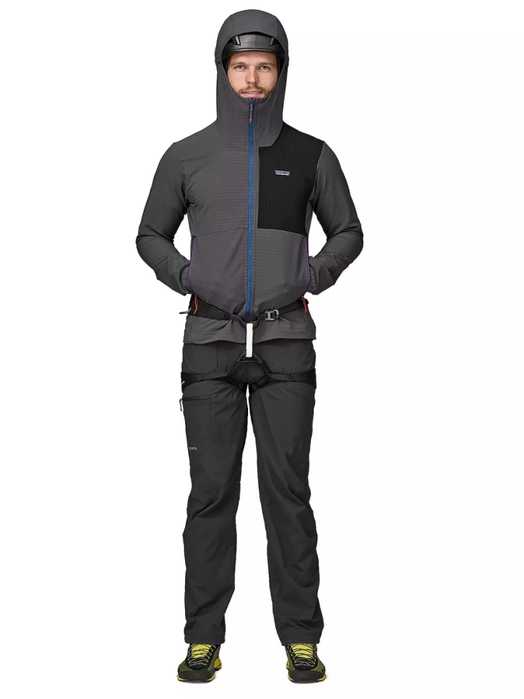 Patagonia M's R1 TechFace Hoody, Forge Grey, L
