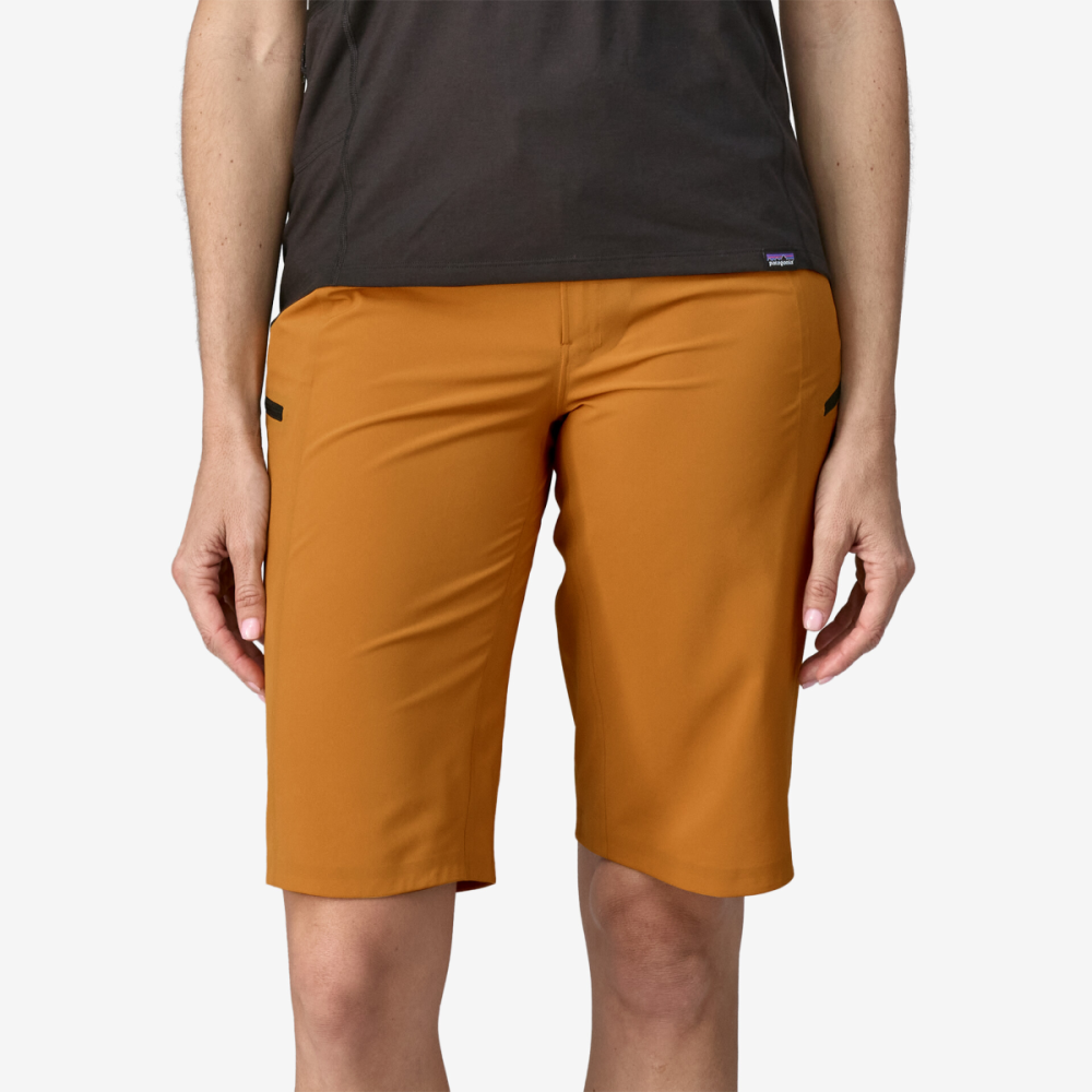 Patagonia W's Dirt Roamer Bike Shorts, Golden Caramel, 8