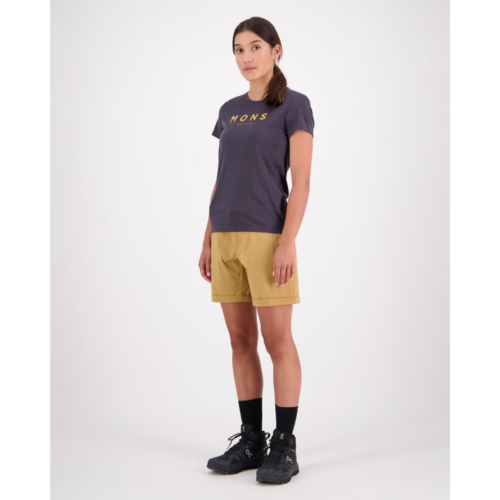 Mons Royale Icon Tee, Shale, Grösse XL