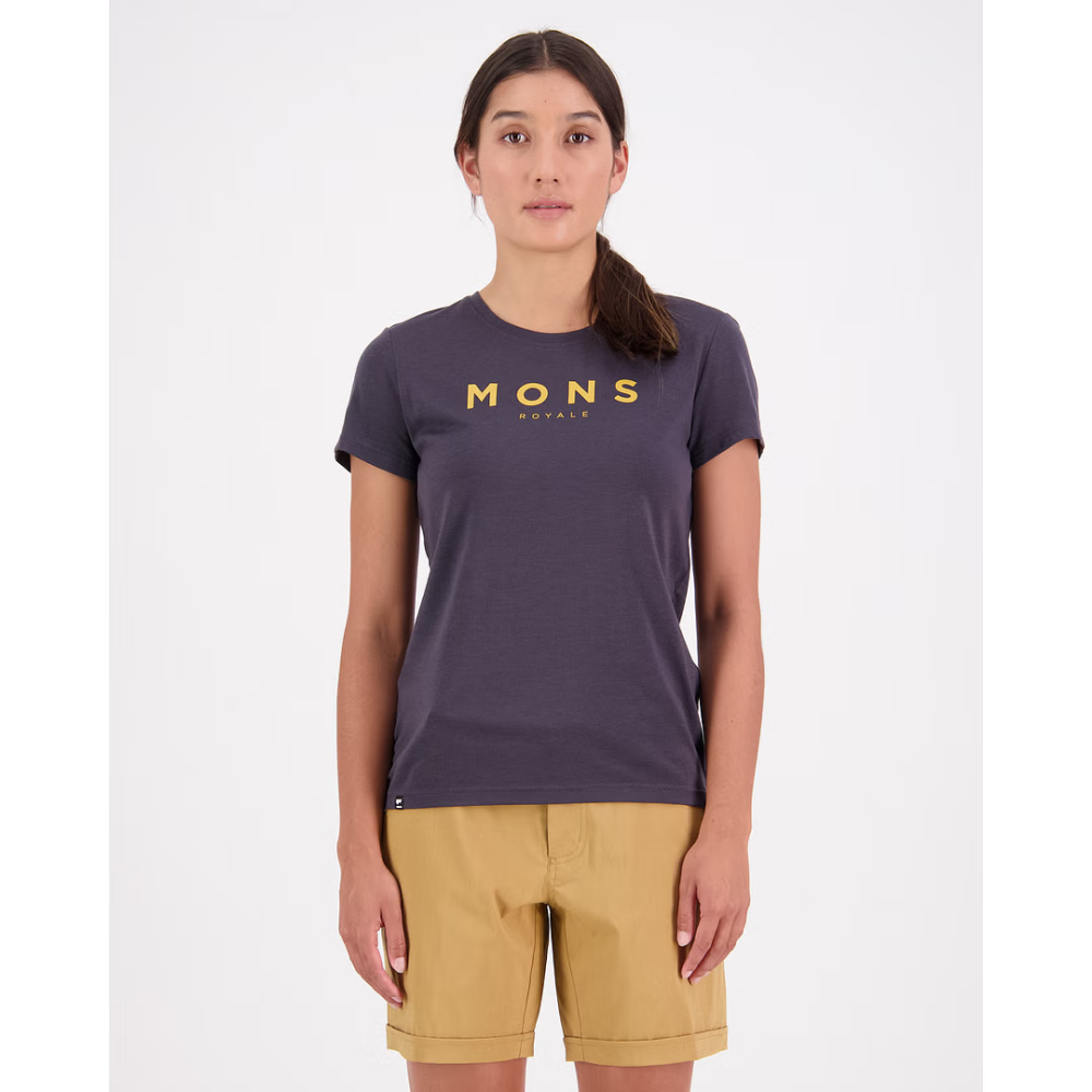 Mons Royale Icon Tee, Shale, Grösse XL