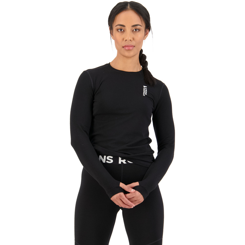 Mons Royal Cascade Merino Flex 200 LS Black,  XL Womens